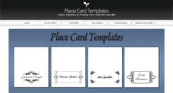 Desktop Screenshot of placecardtemplate.com